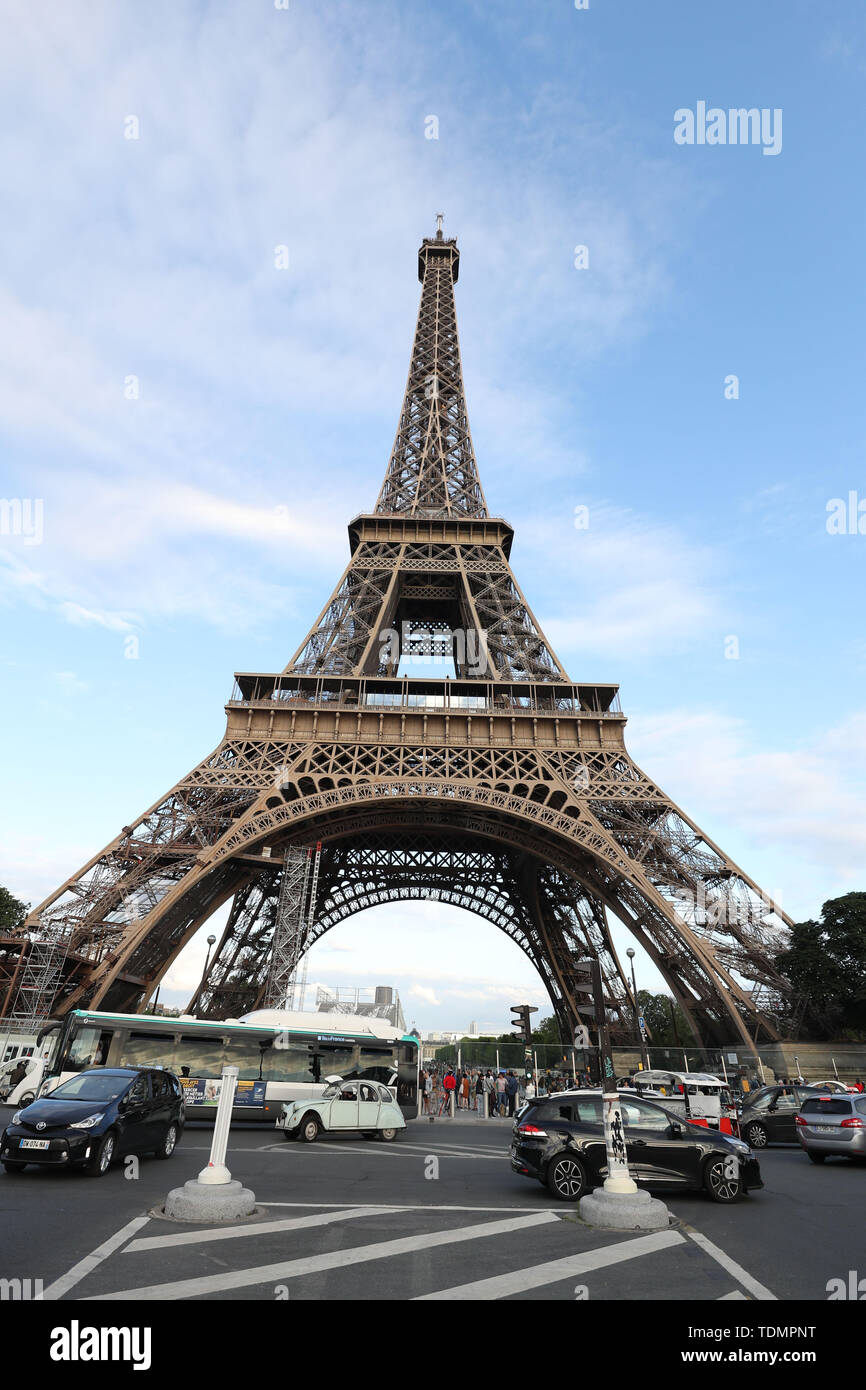 Eiffel Tower Is A 19th Century Iron Lattice Tower Located On The Champ De Mars In Paris Which Has Become A World Icon Of France The Tower Which Is The Tallest Building