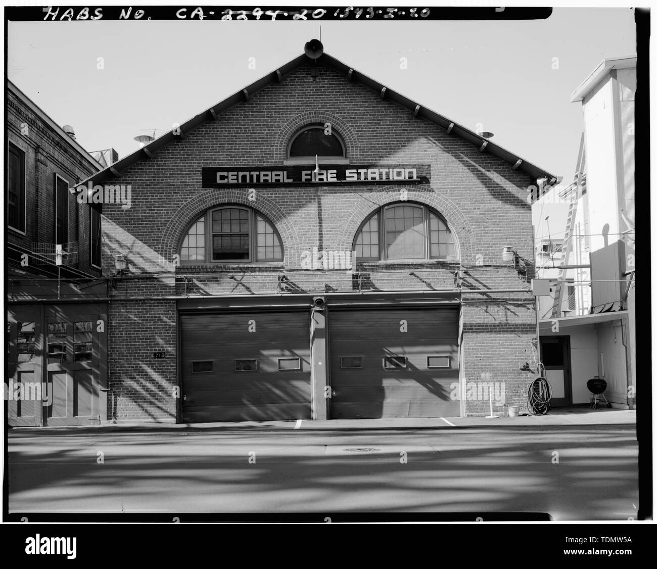 PHOTOGRAPH OF EAST FRONT. - Mare Island Naval Shipyard, Firehouse, Vallejo,  Solano County, CA Stock Photo - Alamy