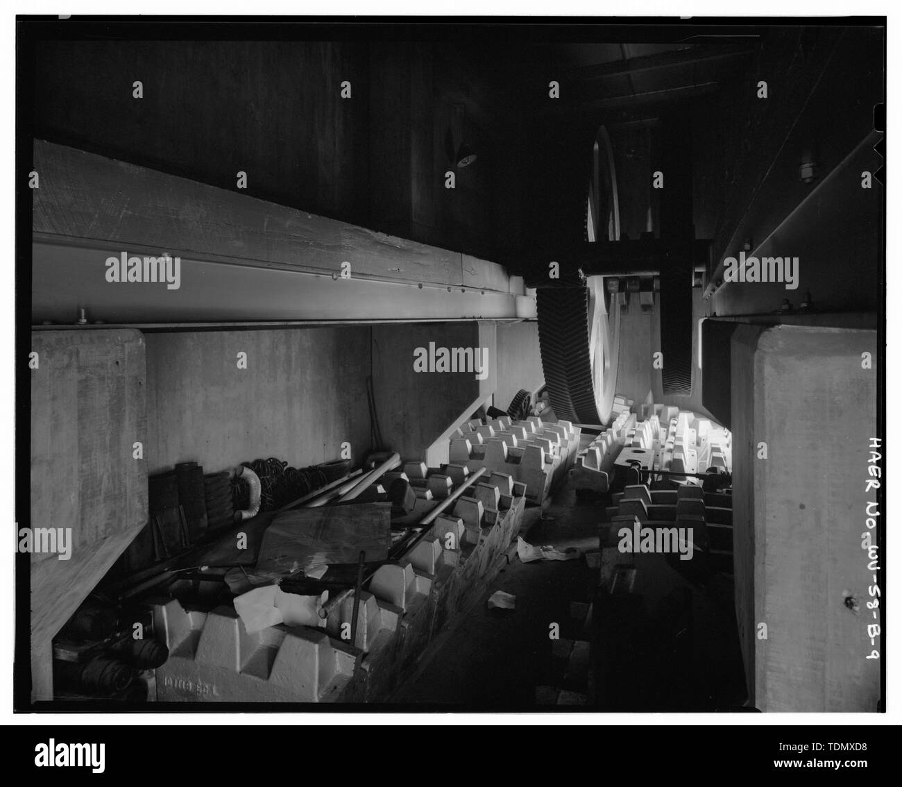 PIER, VIEW NORTH, INTERIOR, 2ND FLOOR, NORTH ROOMSTORAGE ROOM, DETAIL