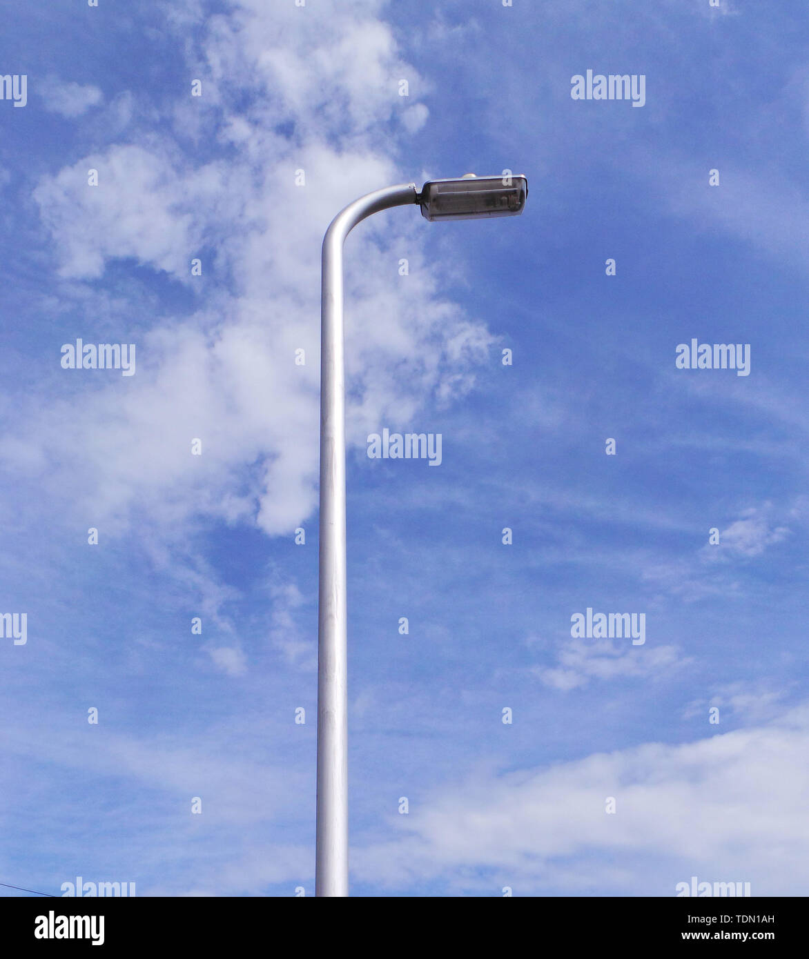 A modern street lamp post Stock Photo