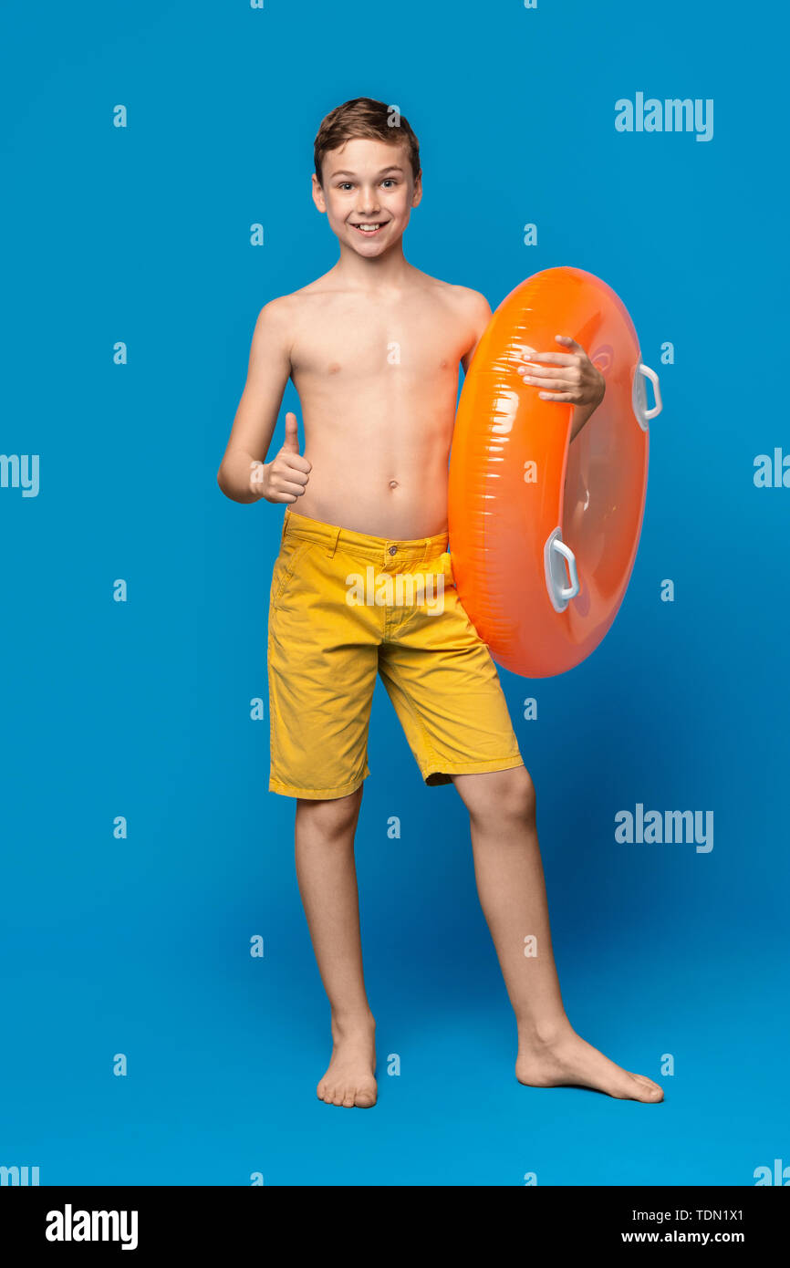 boys in swimwear
