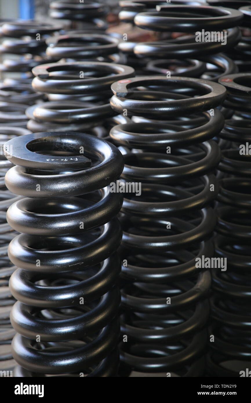 Machine Shop Spring Loaded Spring machining workshop Stock Photo - Alamy