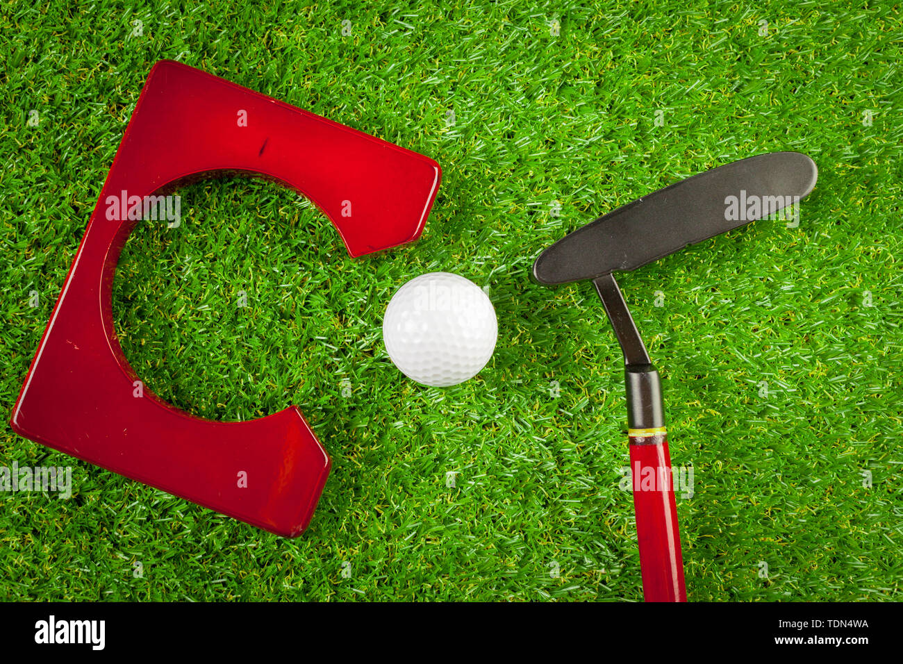 Mini golf equipment Stock Photo Alamy