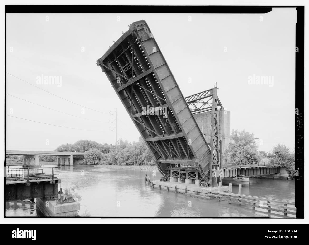 perspective view looking nnw at philadelphia and reading railroad bridge philadelphia baltimore and washington railroad darby river bridge spanning darby creek south of essington avenue state route 291 eddystone delaware county alamy