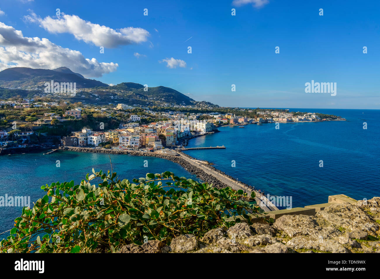 Ischia Ponte, Insel Ischia, Italien Stock Photo - Alamy