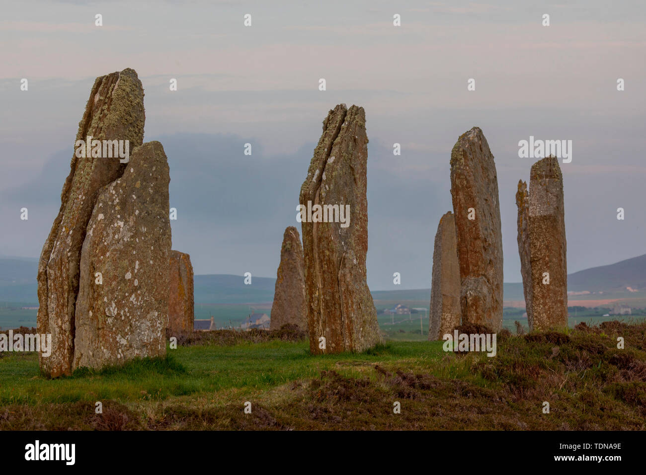 Ring of Brodgar, Orkney Island, Scotland, UK Stock Photo