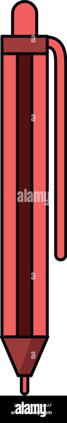 Office pen ballpoint symbol isolated Stock Vector Image & Art - Alamy