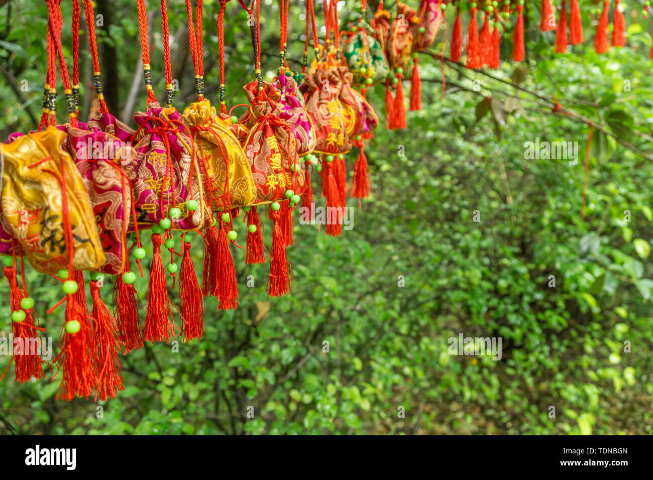 Closeup of Chinese traditional crafts fragrance bags Stock Photo Alamy