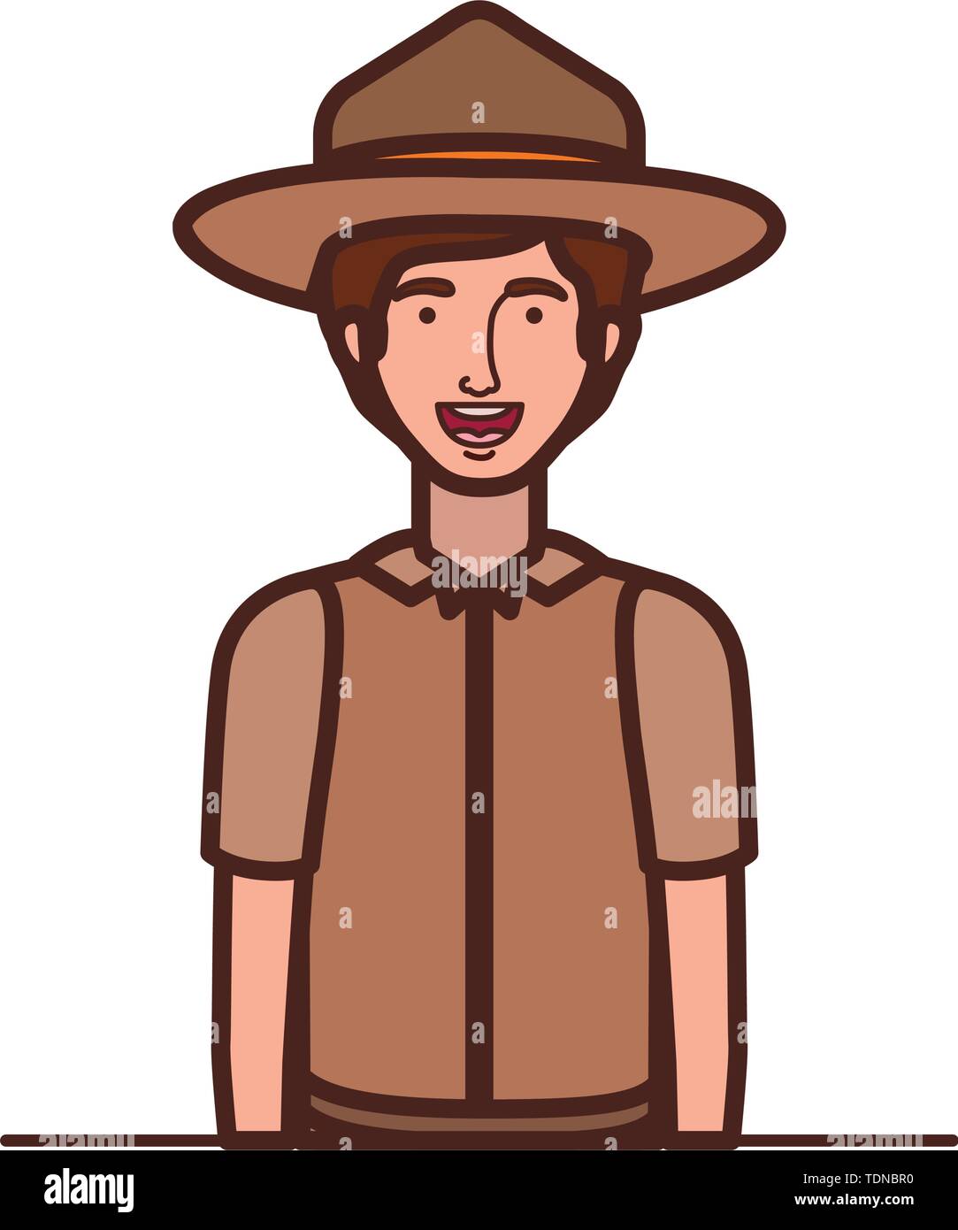 Camp ranger Stock Vector Images - Alamy