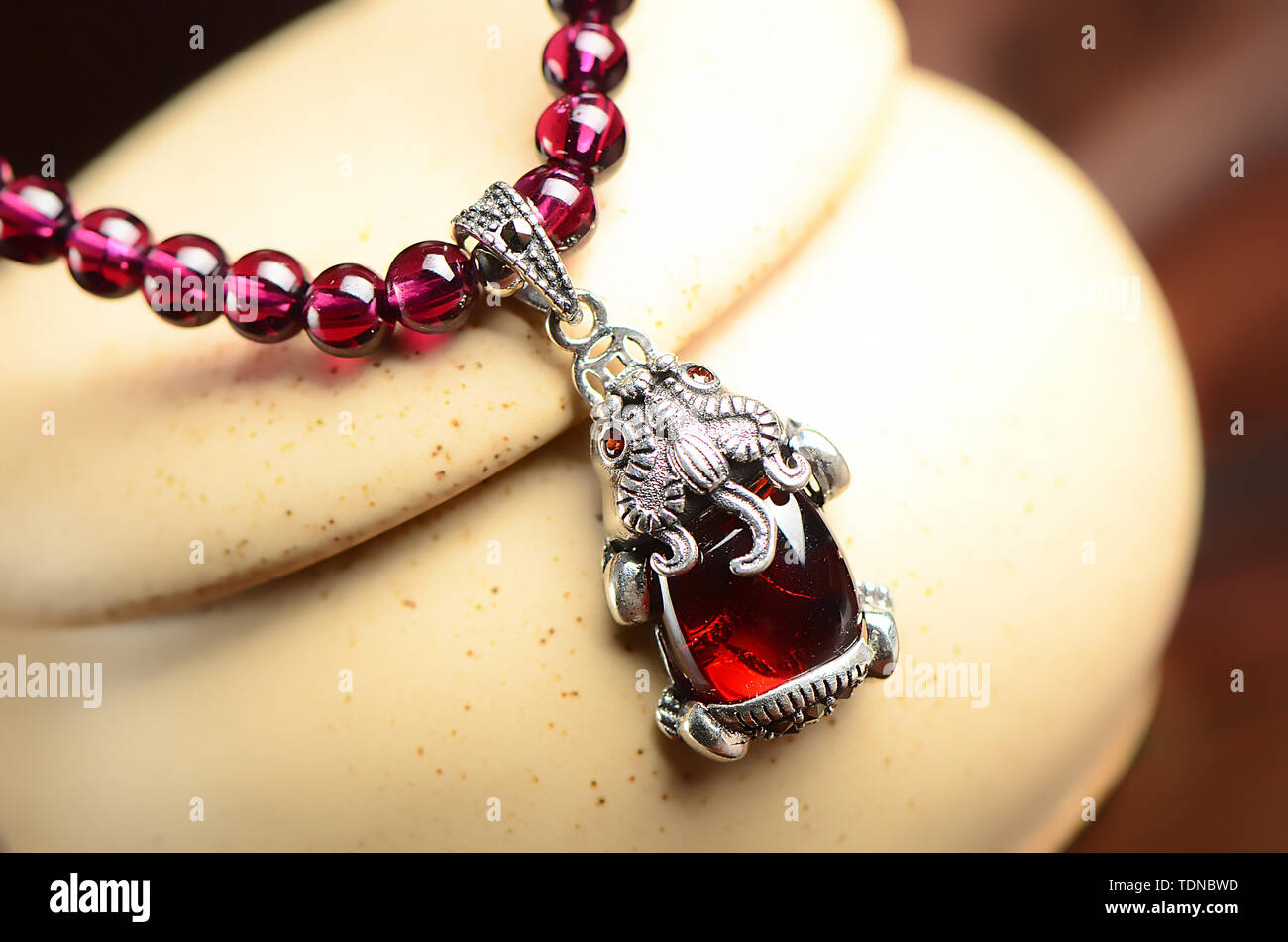 Red Garnet Heart Necklace – MindfulSouls