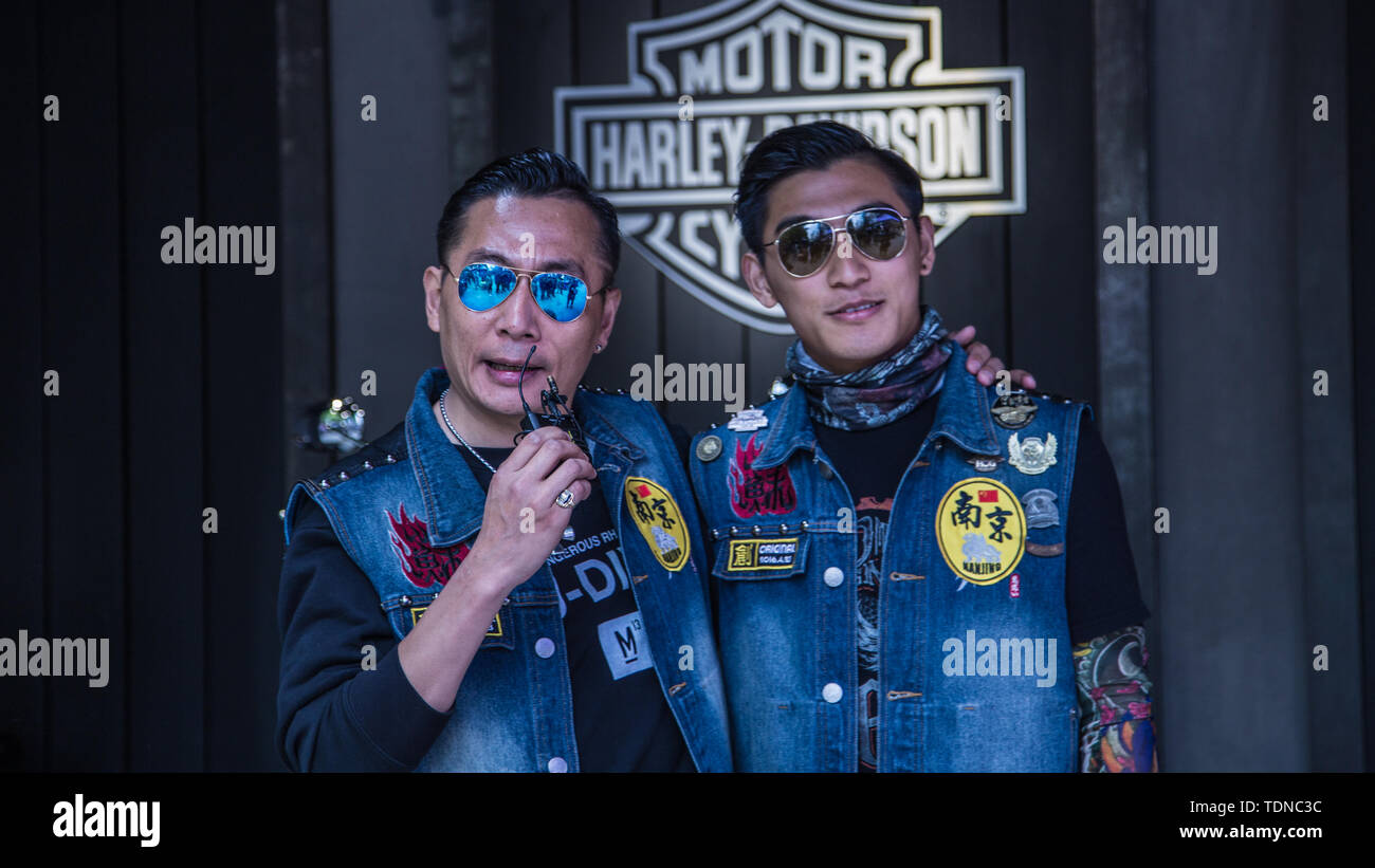 Harley China 2017 - Nanjing Station Stock Photo