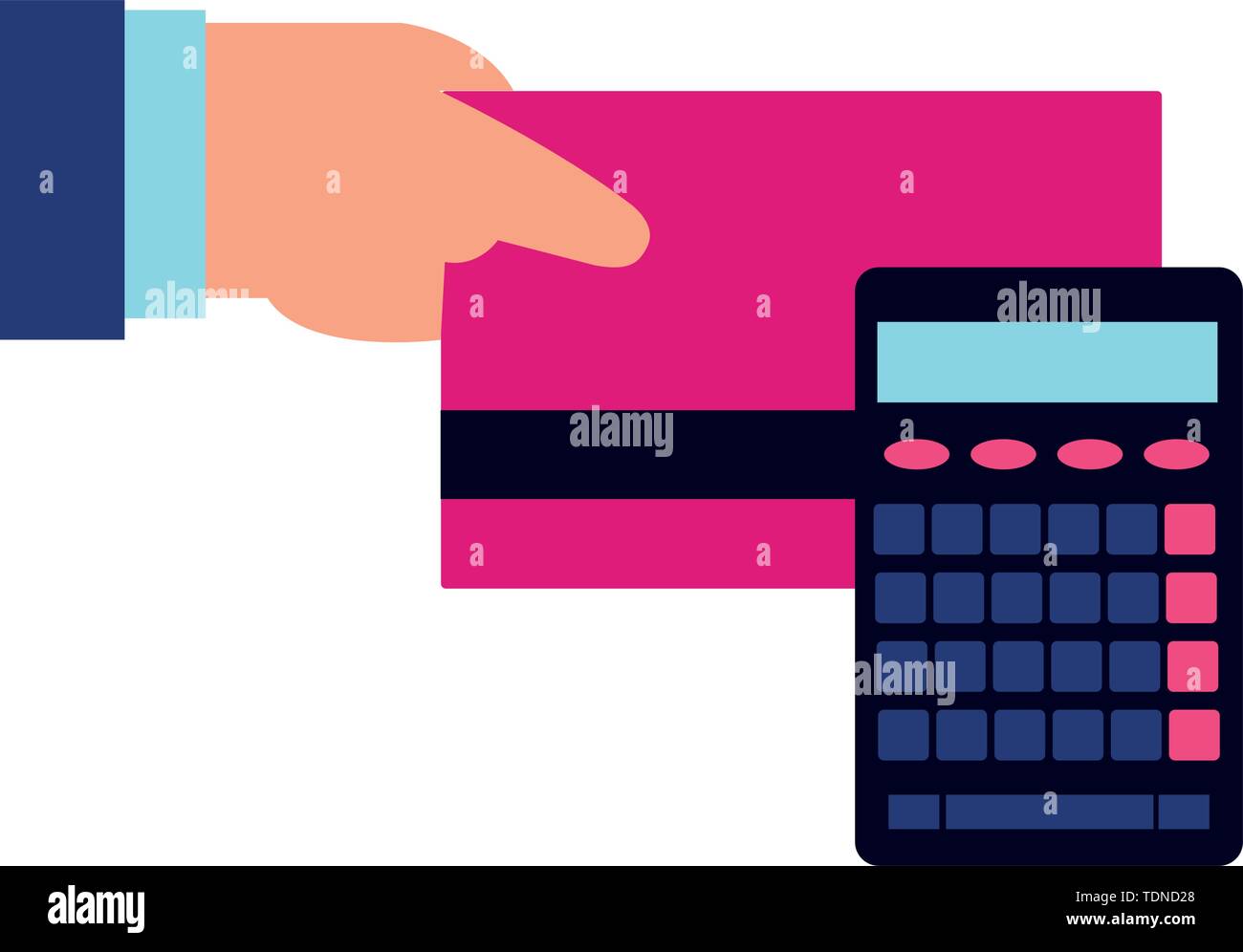 hand holding a credit card Stock Vector Image & Art - Alamy