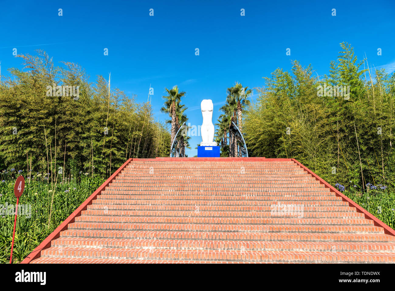 Buddha Eden Park. Statue in Budha Eden Park . Bombarral Portugal