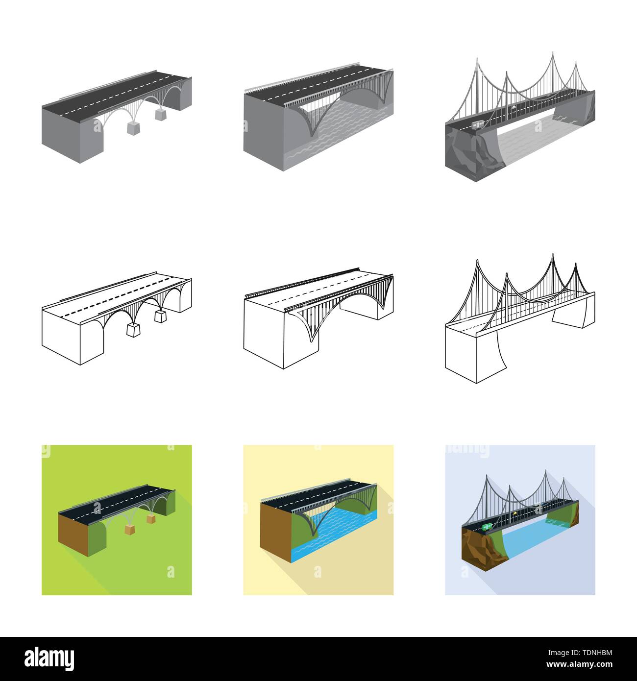 Isolated object of connection and design icon. Set of connection and ...