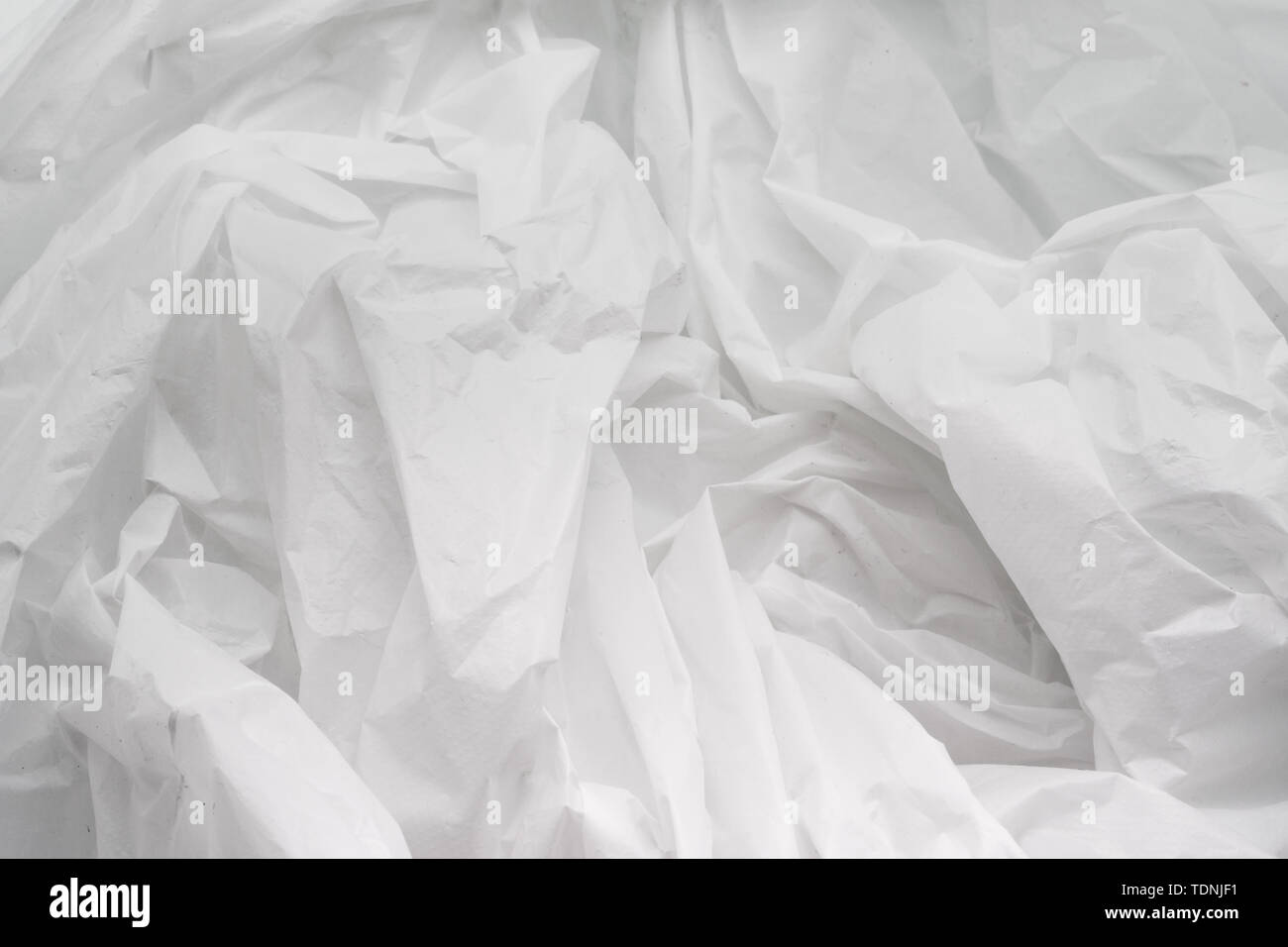 transparent plastic bag texture, abstract background Stock Photo