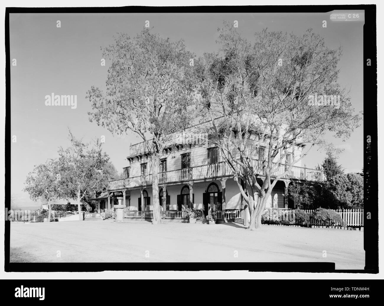 Perspective view from southwest (horizontal) House, San Juan