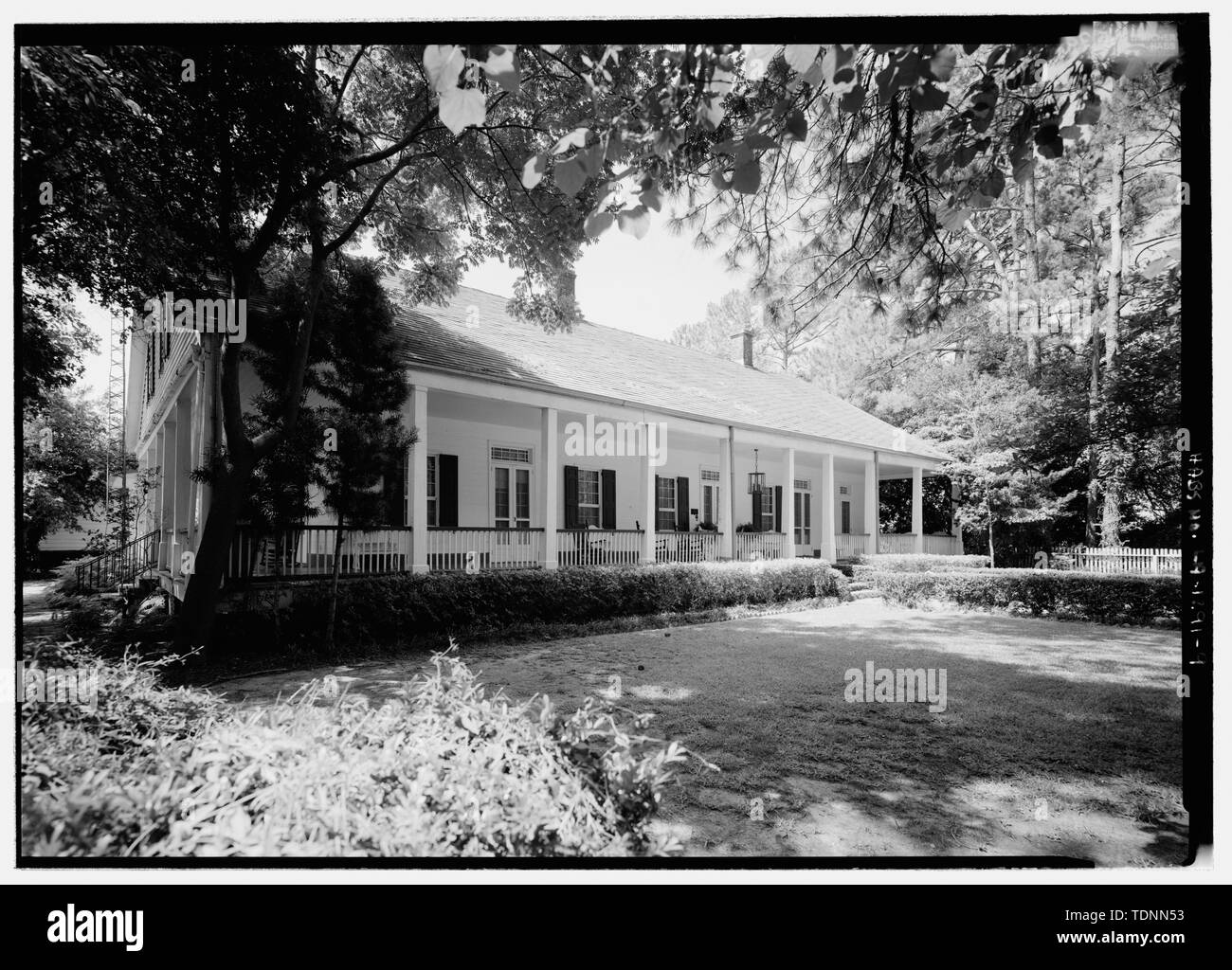 Perspective view looking from the northeast - Beau Fort, 4055 State Highway 494, Natchez, Natchitoches Parish, LA; Prudhomme, Narcisse; Cloutier family; Louisiana Tech University School of Architecture, sponsor; Carwile, Guy W, faculty sponsor; Morgan, Nancy I, M, sponsor; Cane River National Heritage Area Commission, sponsor; Price, Virginia Barrett, transmitter; Austin, Mandi, delineator; Carter, Jessica, delineator; Cooper, Christopher, delineator; Dillehay, Shannon, delineator; Harris, Christopher, delineator; Lesur, Rene, delineator; Linzay, Kristopher, delineator; McCollum, Eric, delinea Stock Photo