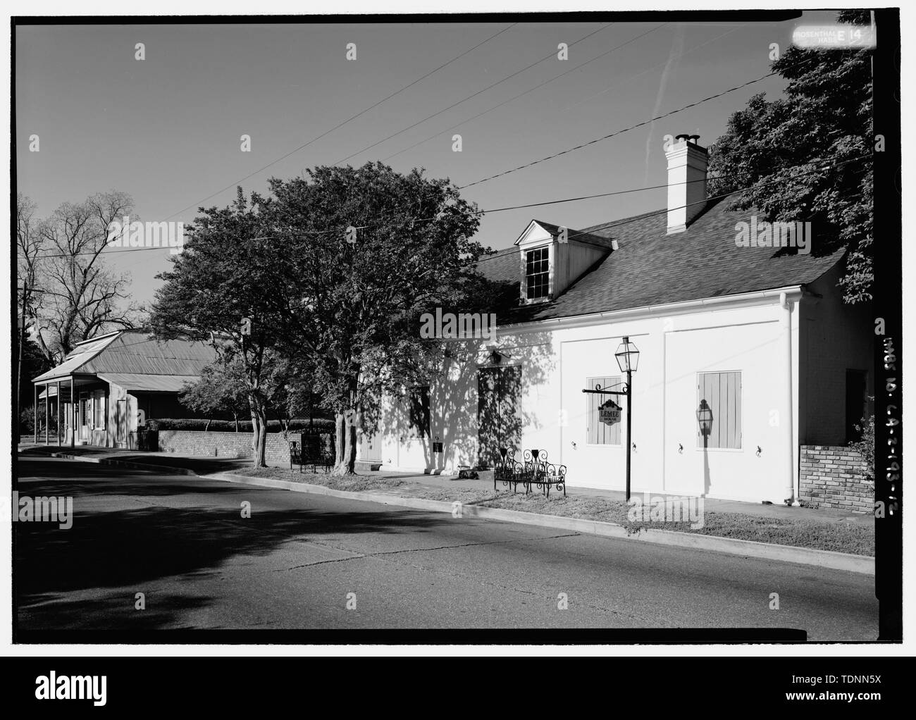Perspective view looking from the northeast Lemee House, 310