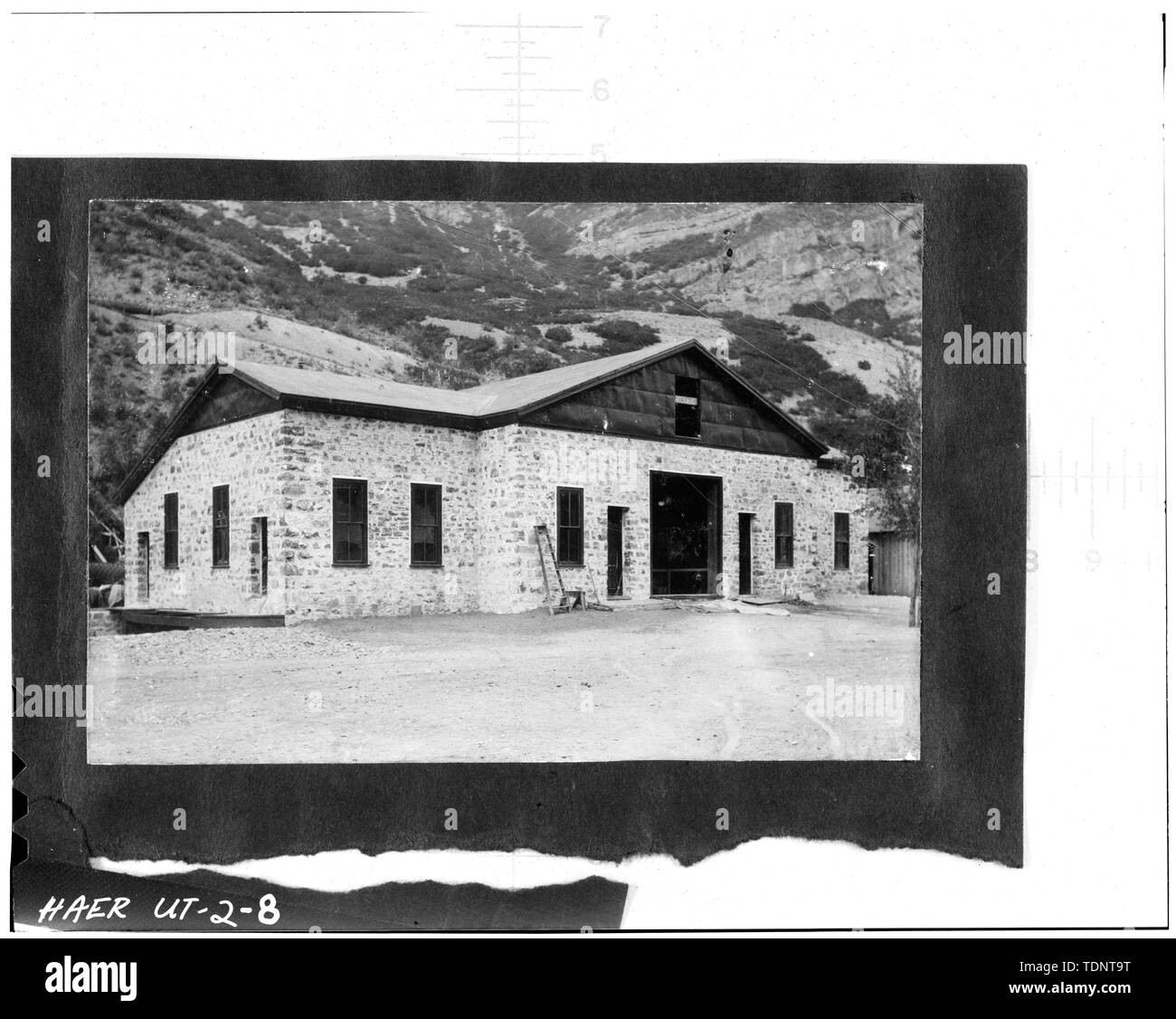 Photocopied from unnumbered photo, Nunns Station Folder, Engineering