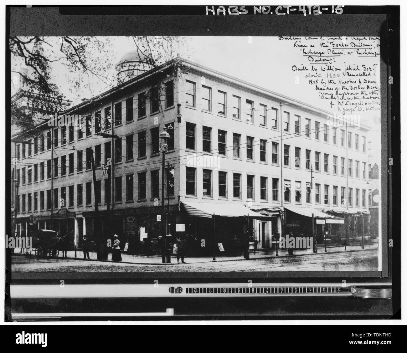 Photocopy of 'Chapel Street, corner of Church Street, Exchange Building
