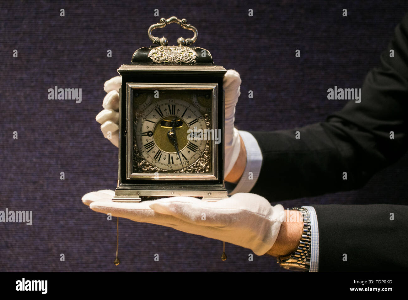 The King William & Queen Mary Royal Tompion table clock made by master