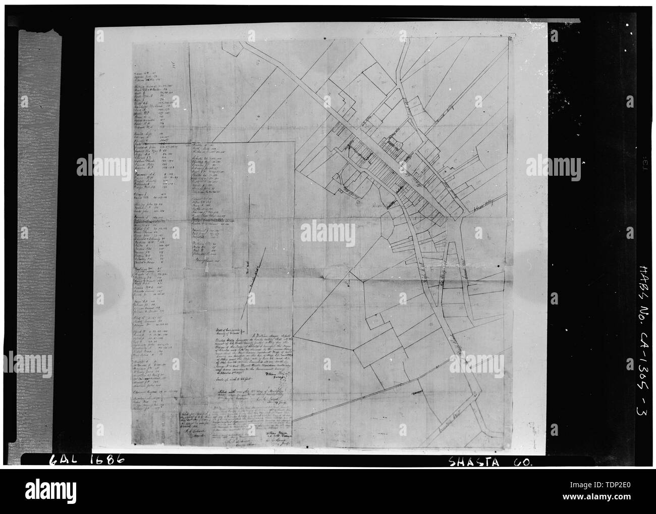 Shasta county map hires stock photography and images Alamy
