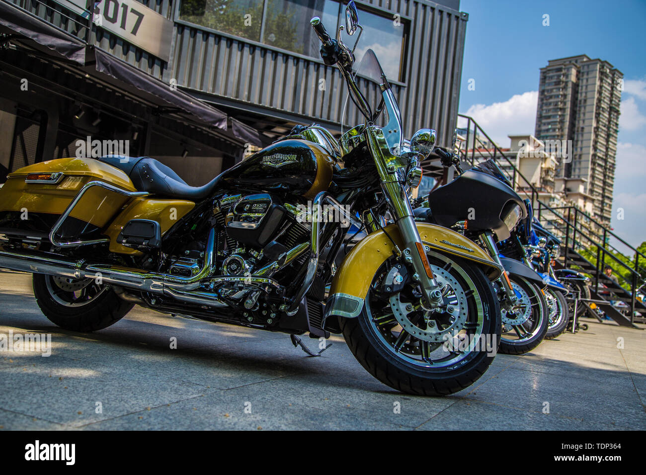 Harley harley china nanjing motorcycles hires stock photography and