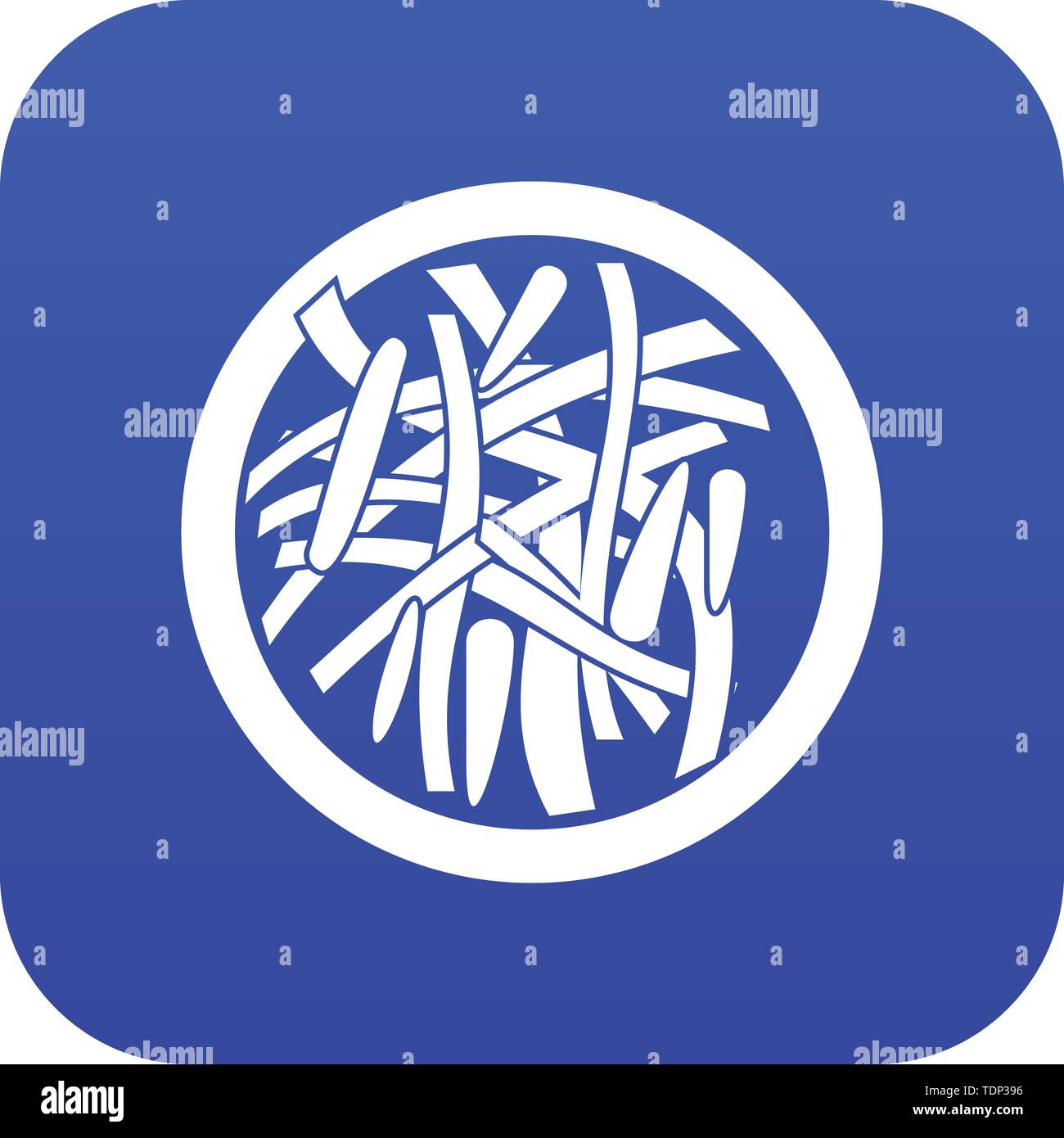 Asian salad icon digital blue Stock Vector Image & Art - Alamy