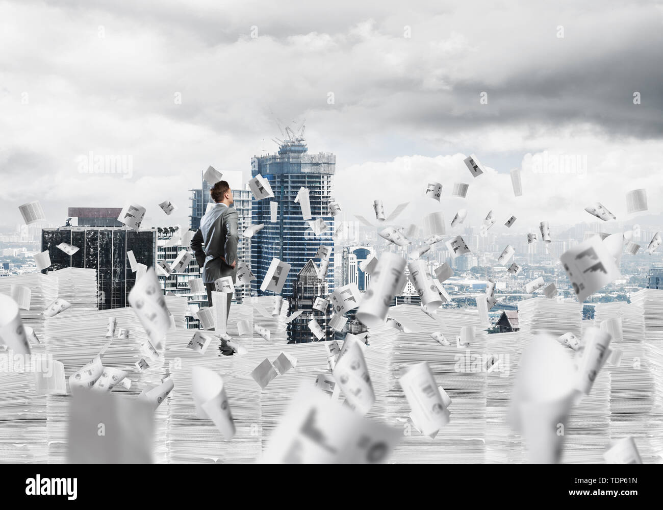 Pile of papers executive hi-res stock photography and images - Alamy