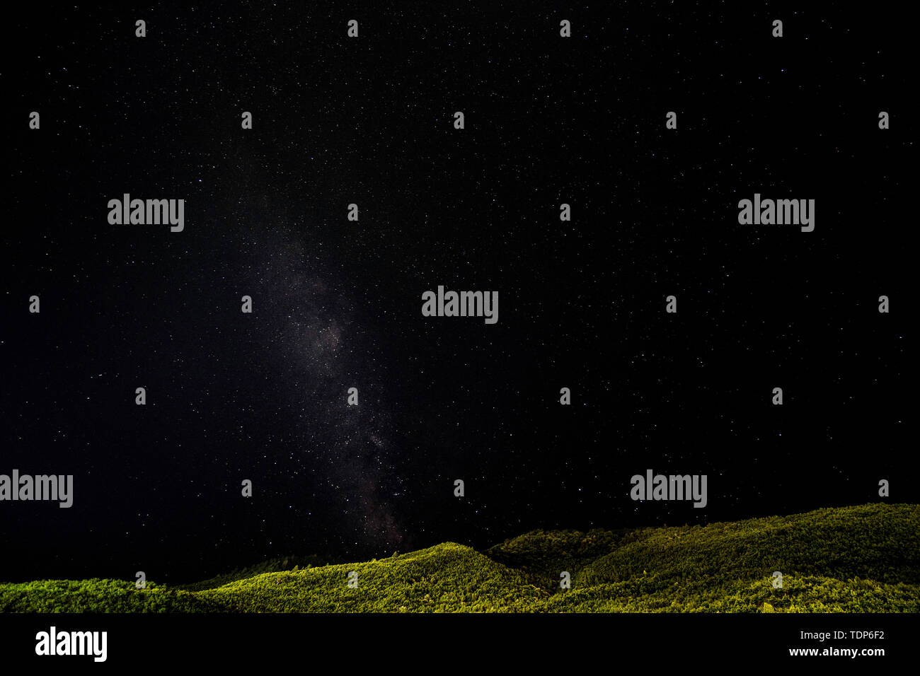 Minimalist milky way Stock Photo - Alamy