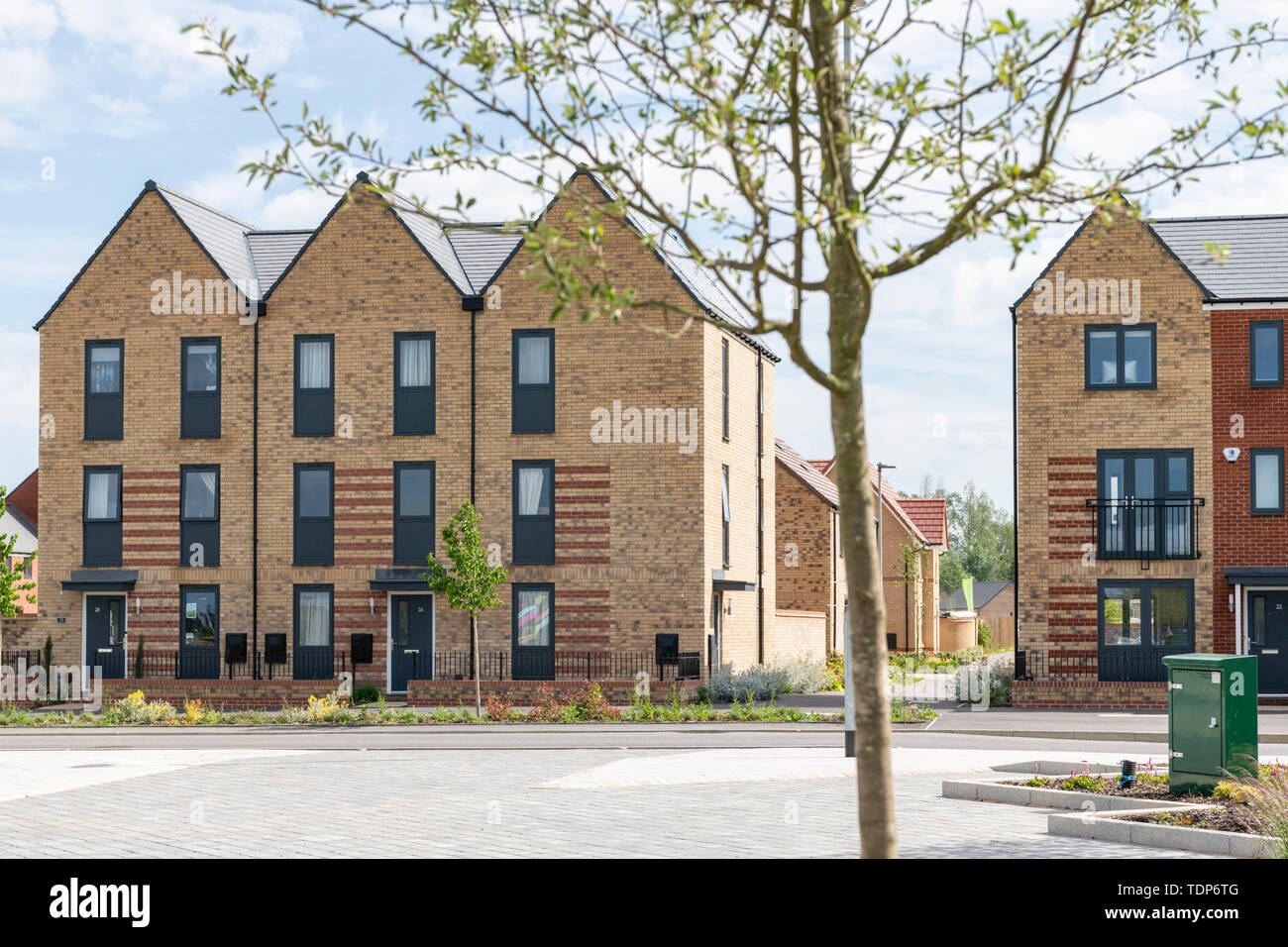 The new town of Northstowe in Cambridgeshire UK a new development of 10000 houses to help