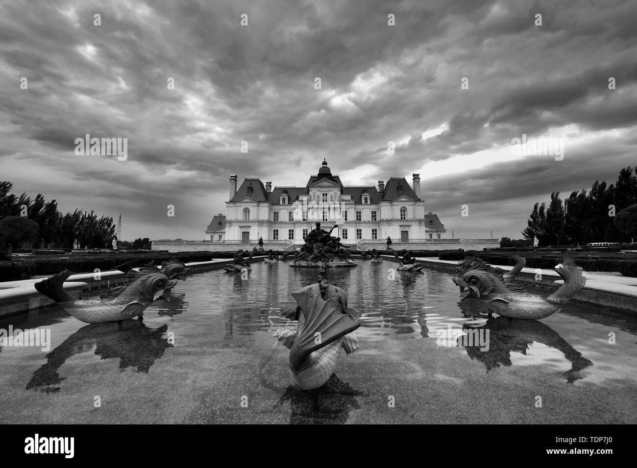 One buildings in castle Black and White Stock Photos & Images - Alamy