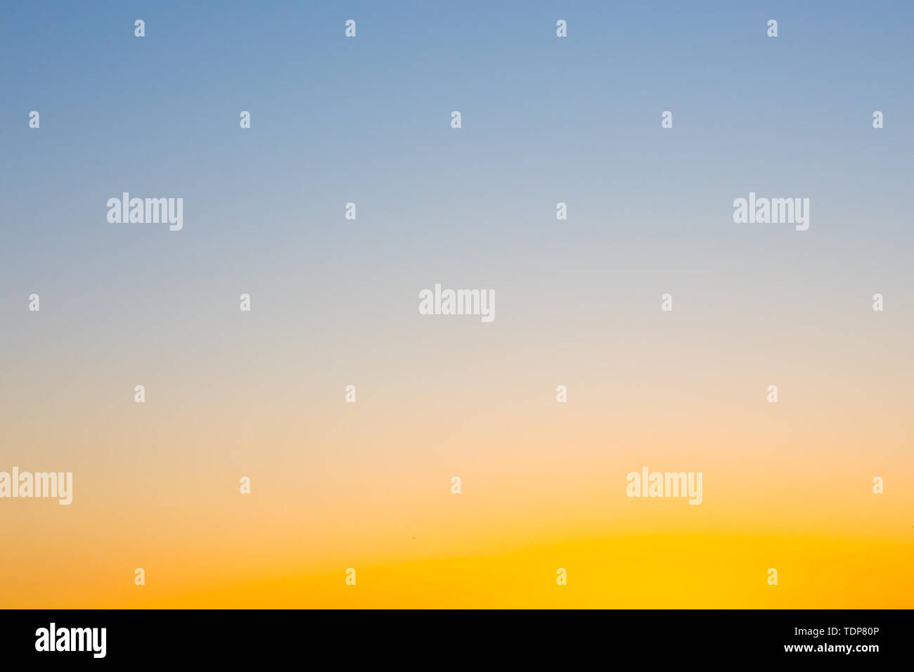 Clean sunrise gradient background with a place for text Stock Photo - Alamy