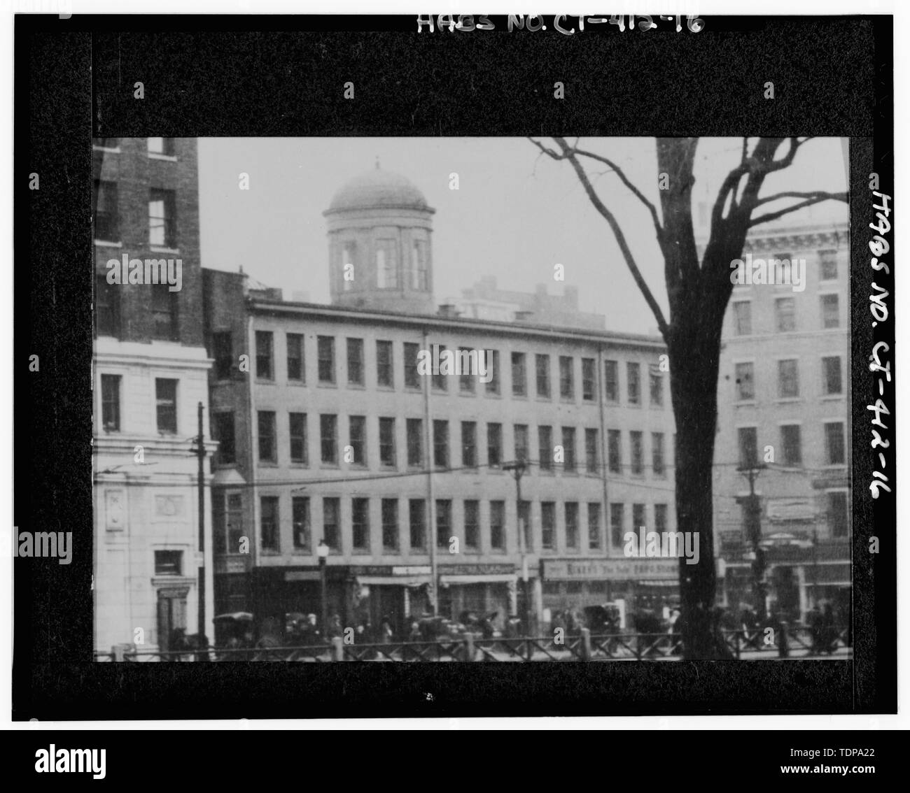 Photocopy of detail of large streetscape, date and origin unknown VIEW