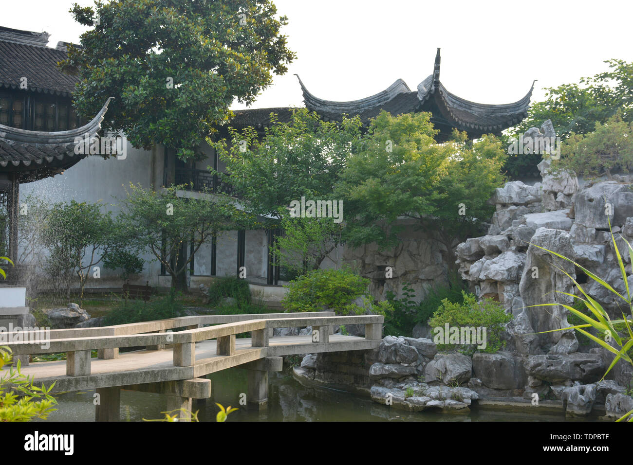 Suzhou Ancient Pine Garden Stock Photo 249427935 Alamy