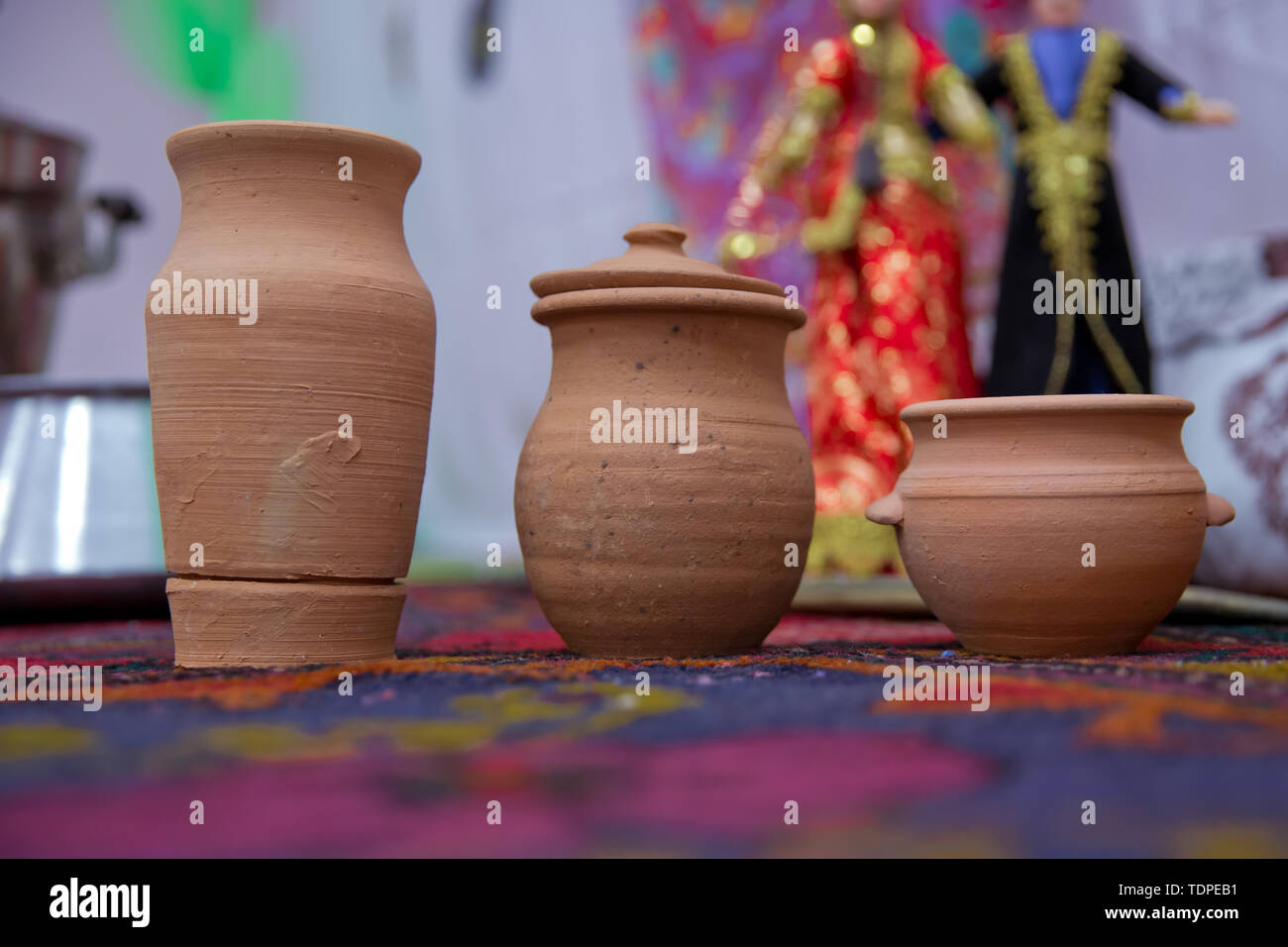 Ceramic pot for food . Opened vintage ceramic pot .Big vintage used jar Stock Photo Alamy