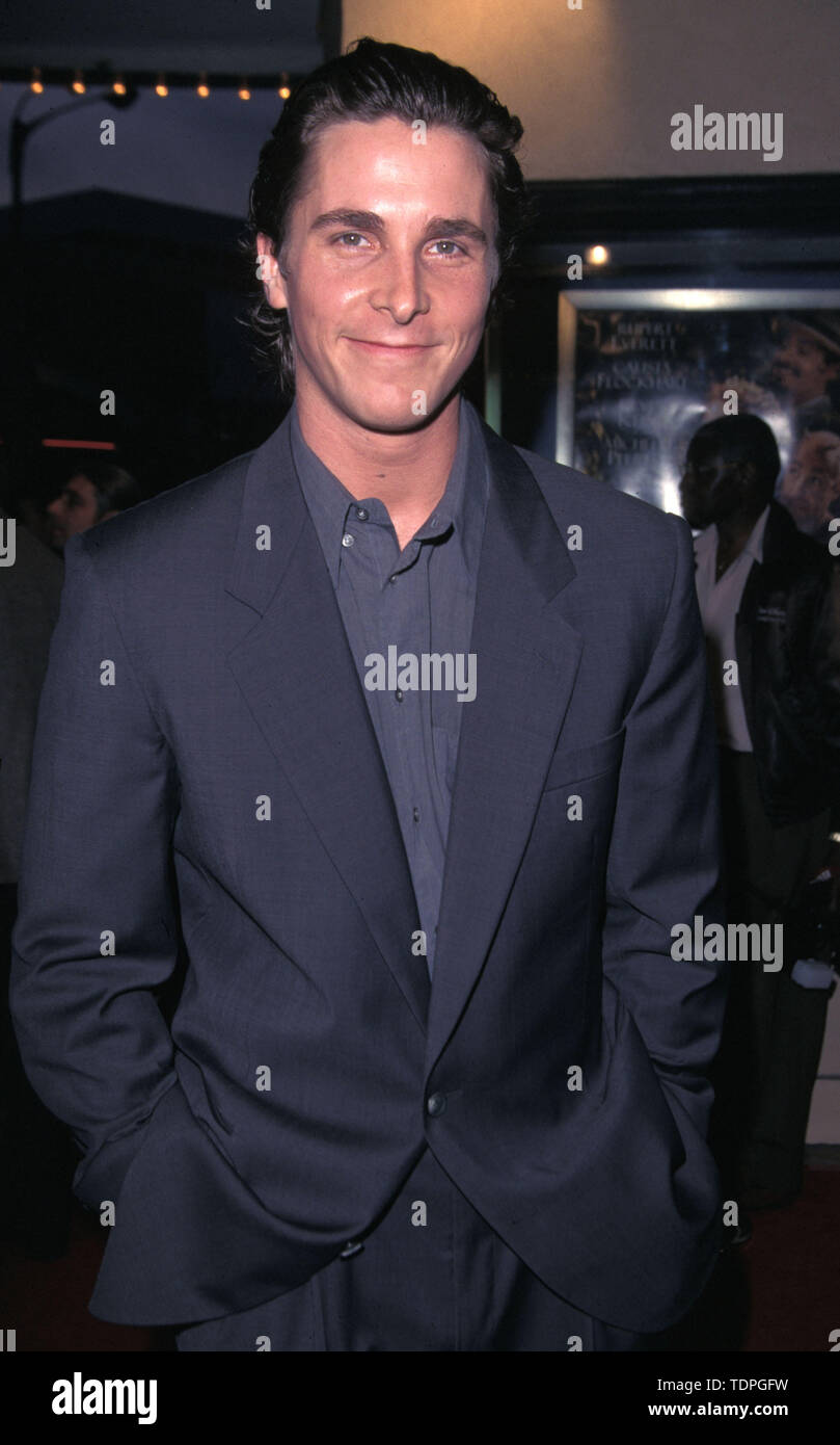 Apr 26 1999 los angeles ca usa actor christian bale attends the
