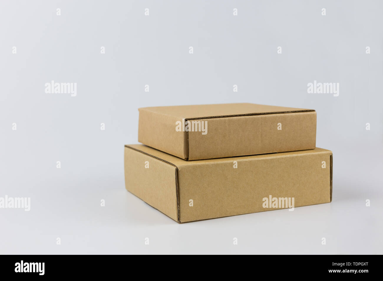 Download Isolated Yellow Paper Box On White Background Stock Photo Alamy Yellowimages Mockups