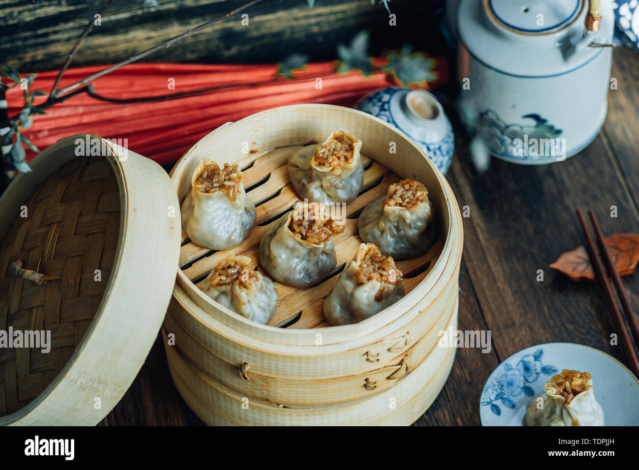 Traditional Chinese cuisine roast wheat Stock Photo Alamy
