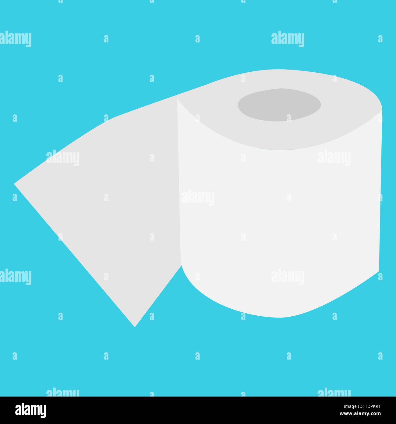 Tissue paper, tissue roll flat icon design Stock Vector Image & Art - Alamy