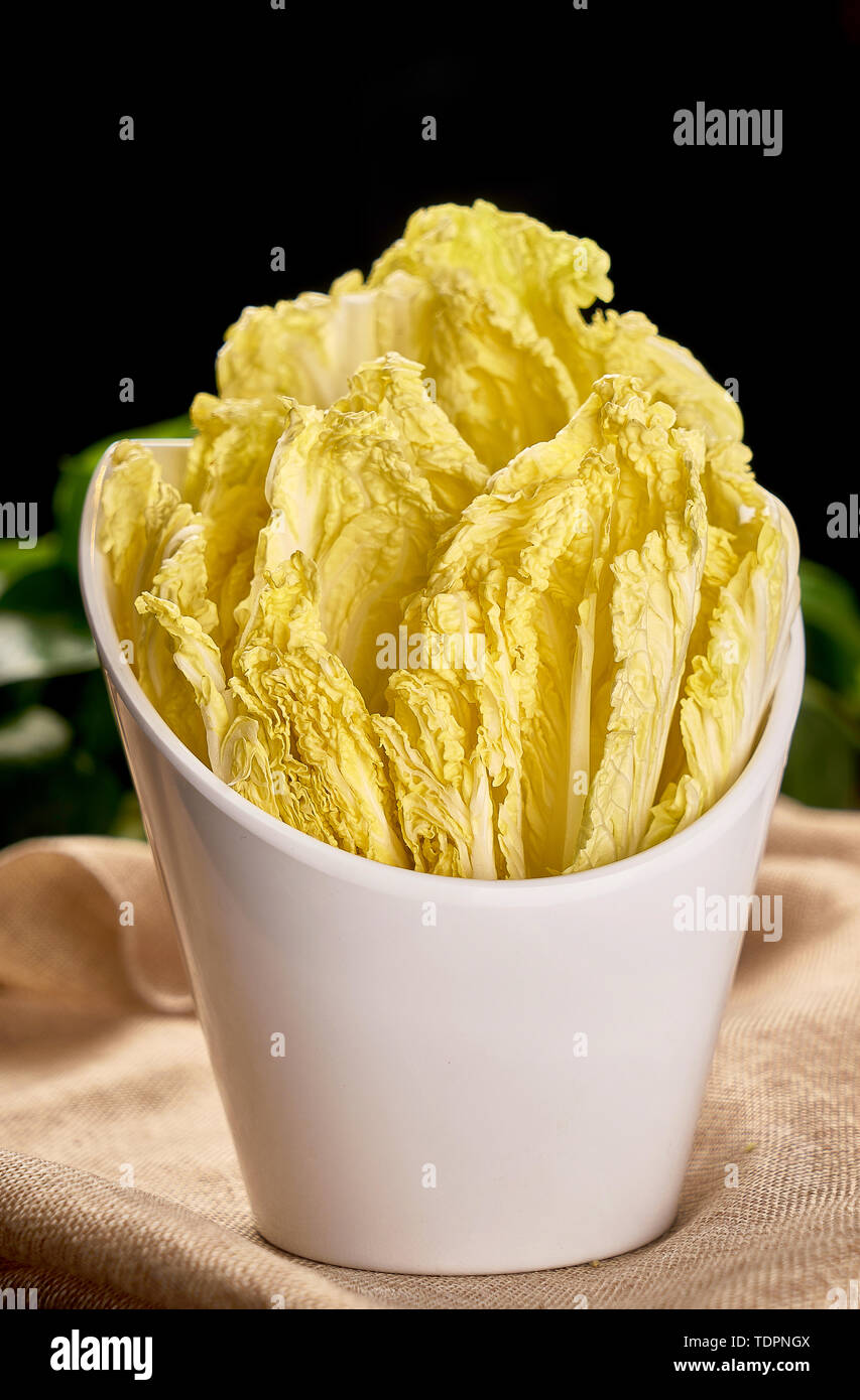 Hot pot side dish raw yellow bud white Stock Photo Alamy