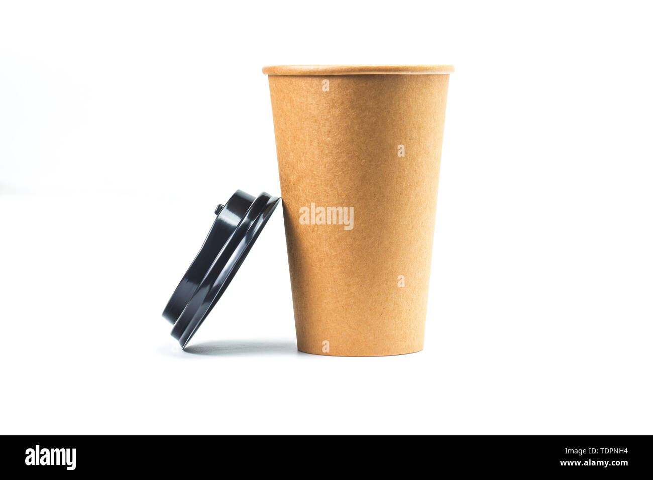 Cowhide paper cup Stock Photo