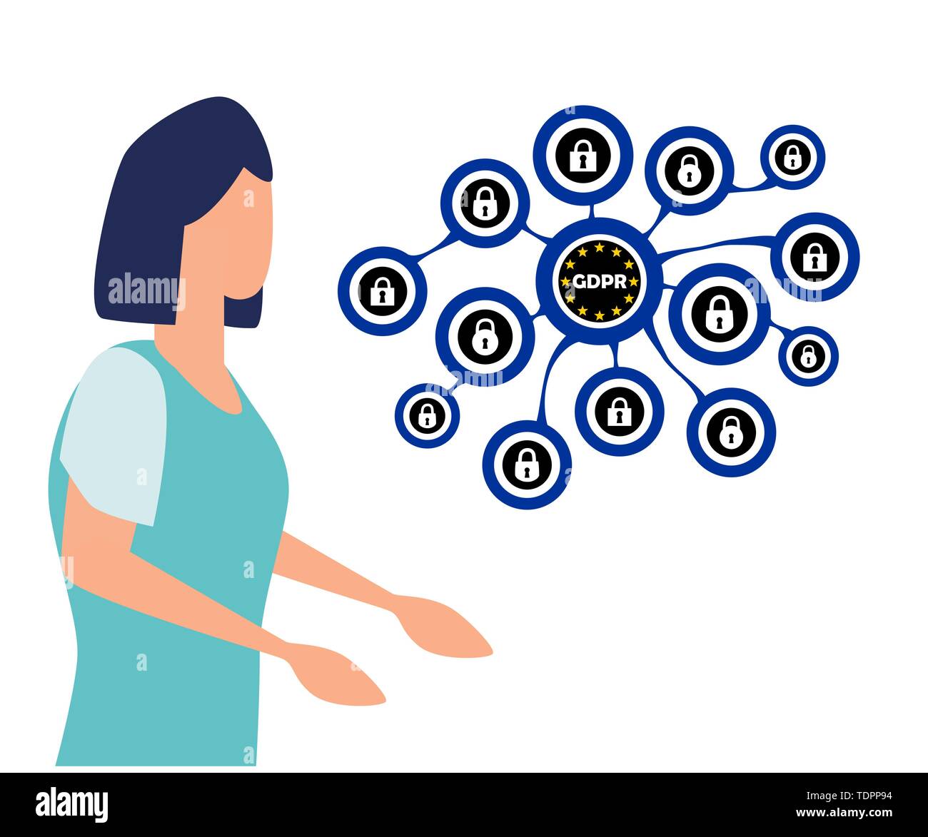 Data protection and digital information bill Stock Vector Images - Alamy