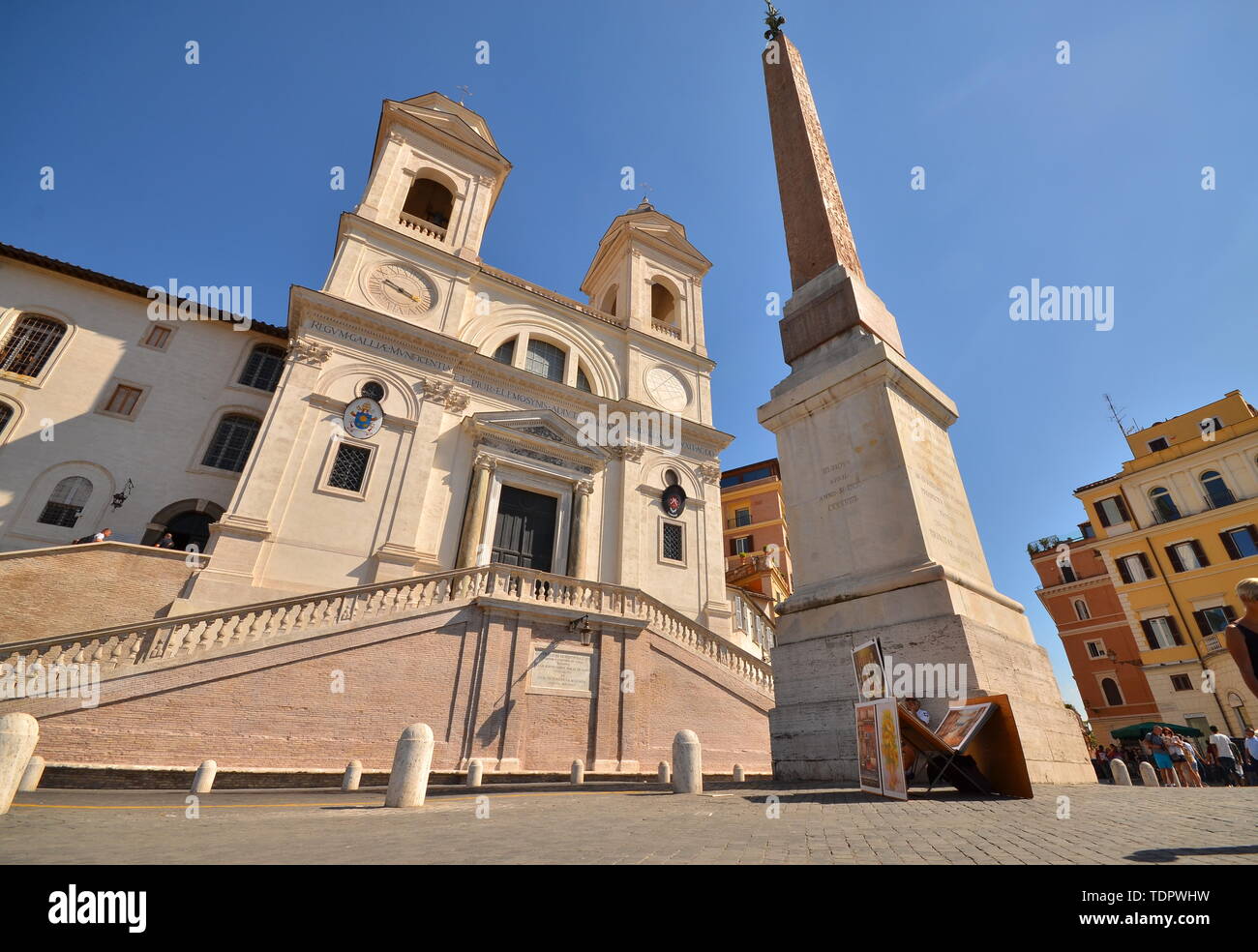 Spanish Square in Rome Stock Photo Alamy