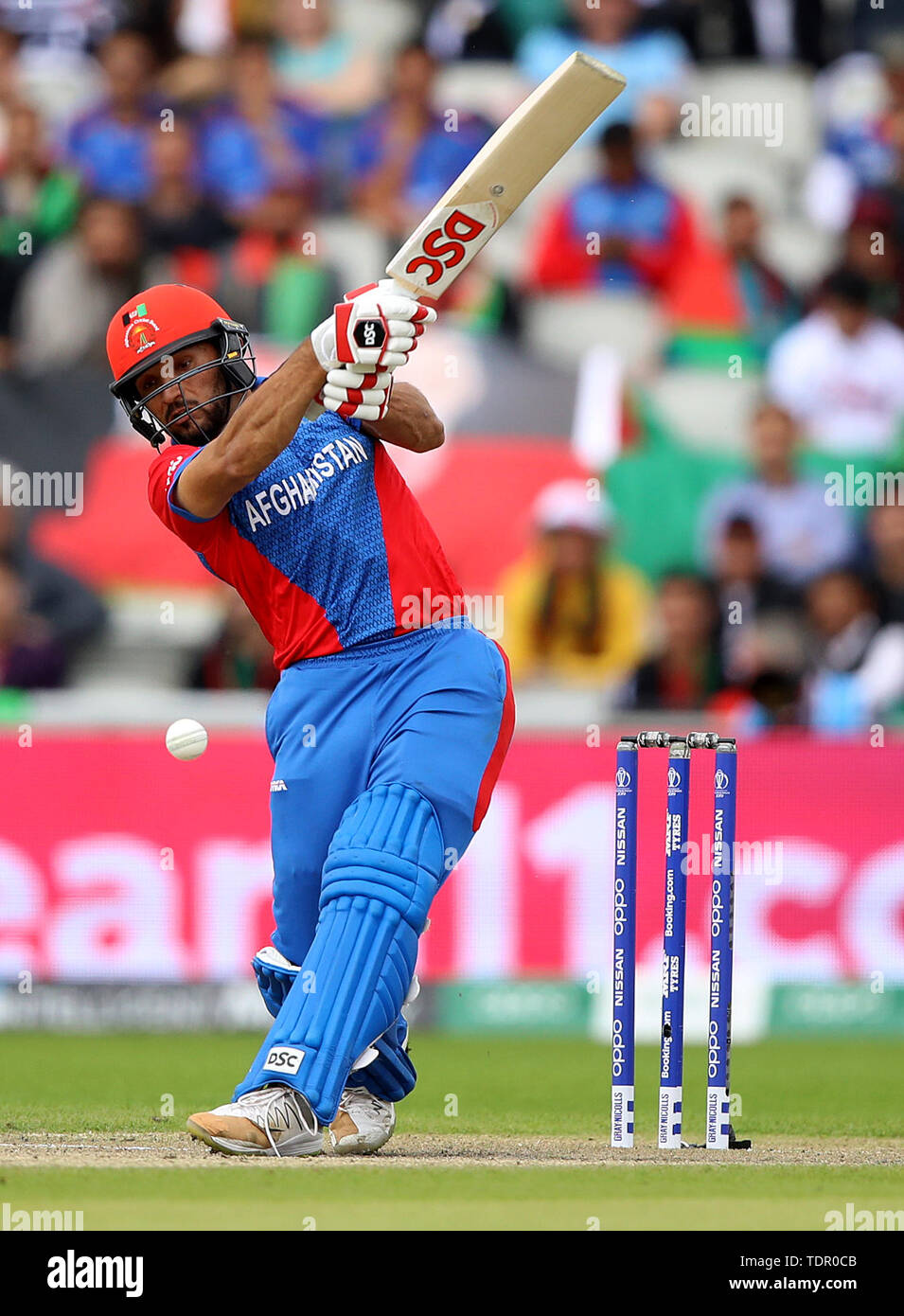 Afghanistan's Gulbadin Naib in batting action during the ICC Cricket ...