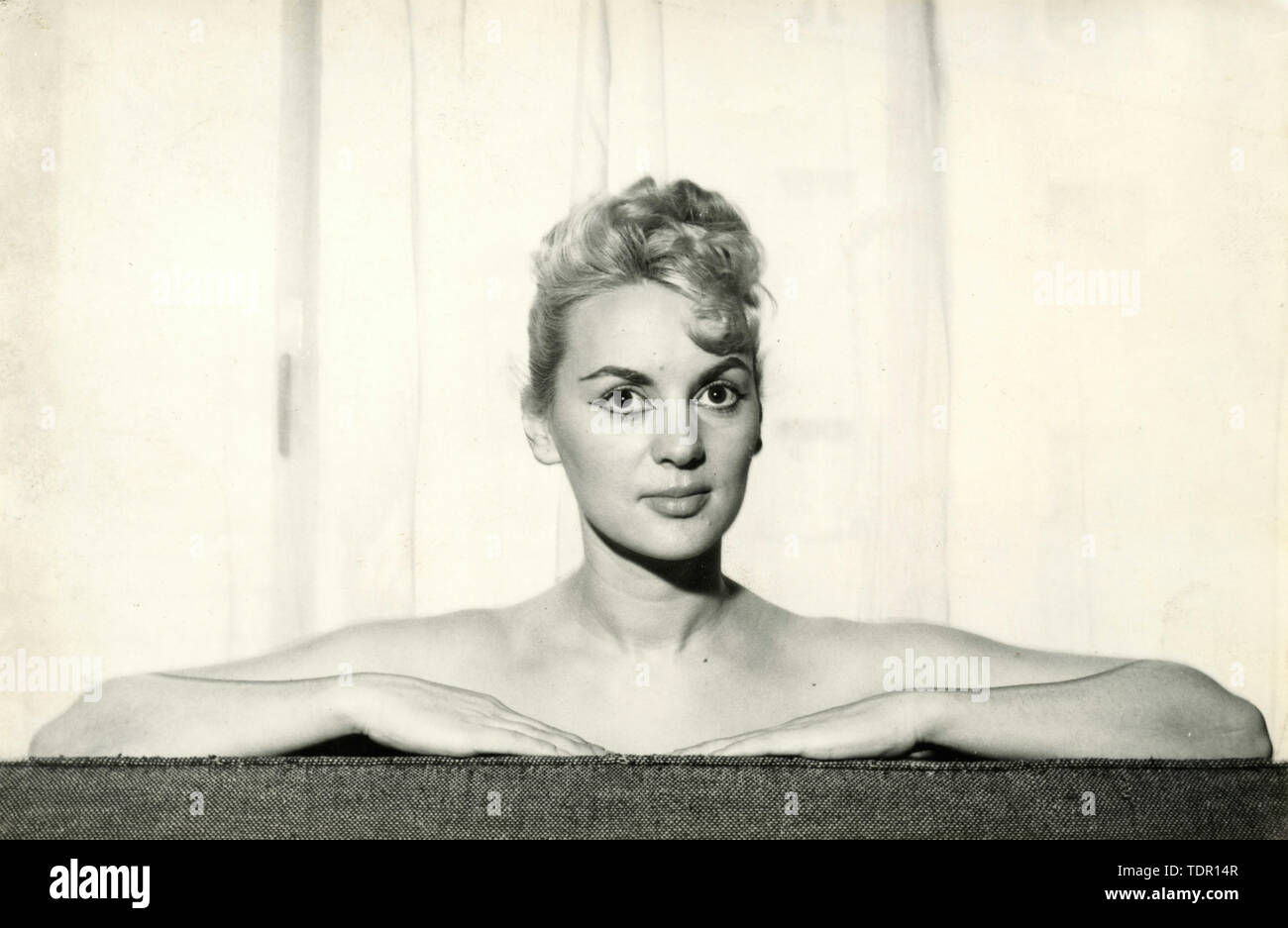 Unidentified Spanish actress, 1950s Stock Photo