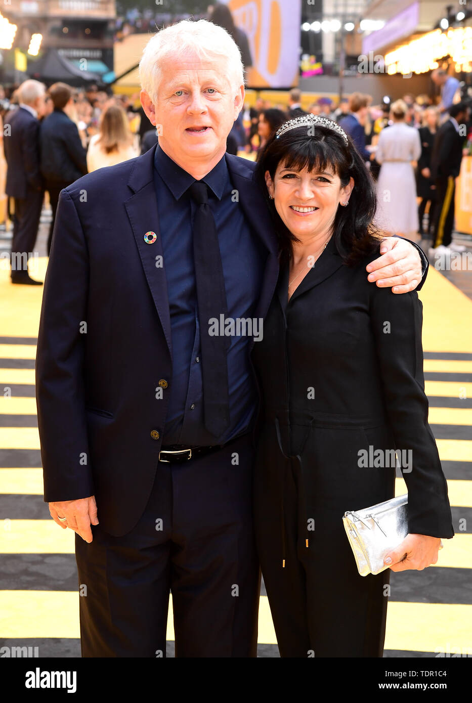Richard Curtis (left) and Emma Freud attending the Yesterday UK ...
