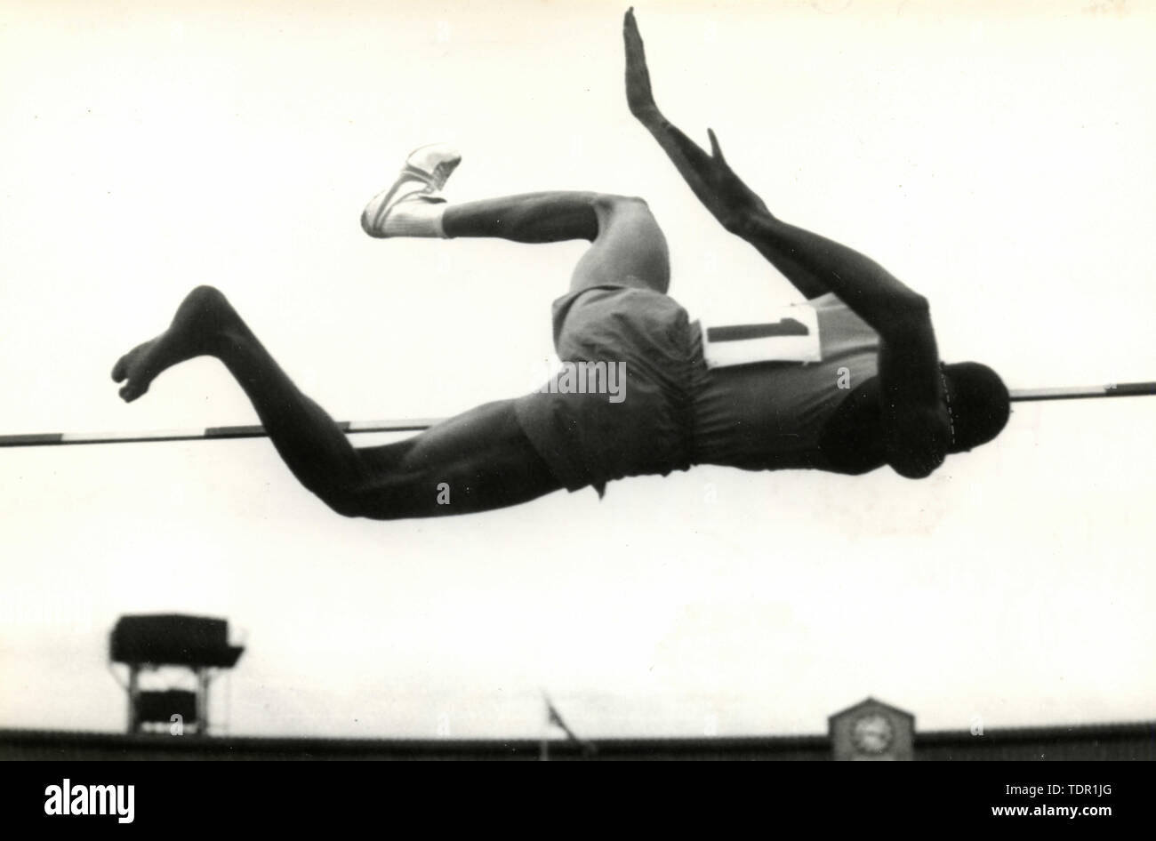 Jumper Leaps Idriss, Olympics 1972, Munich, Germany Stock Photo