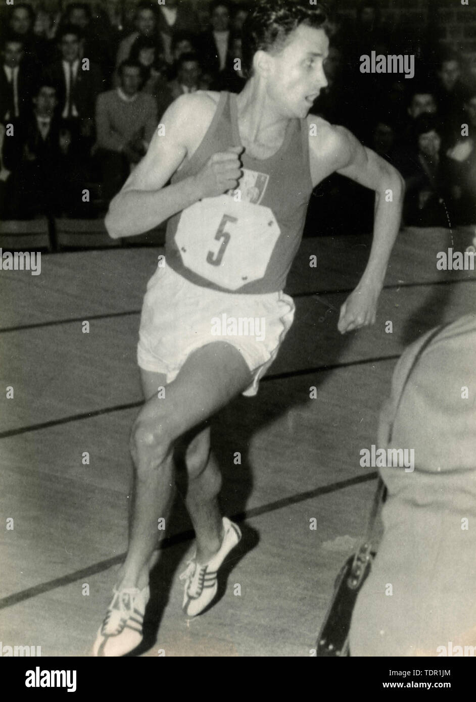 French runner Michel Jazzy, Olympics 1972, Munich, Germany Stock Photo