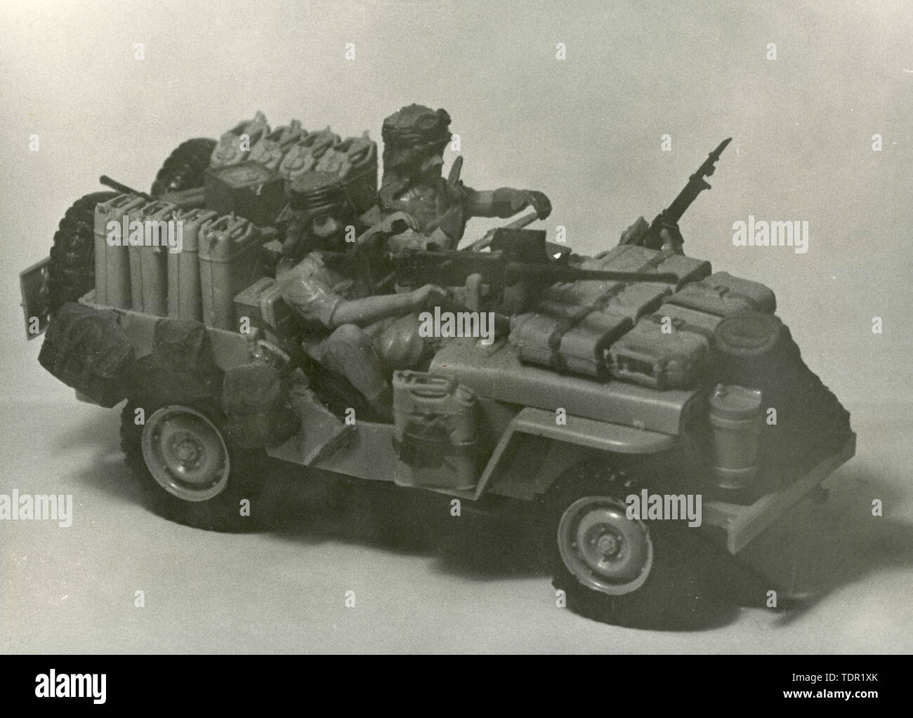 Military model car, 1960s Stock Photo Alamy